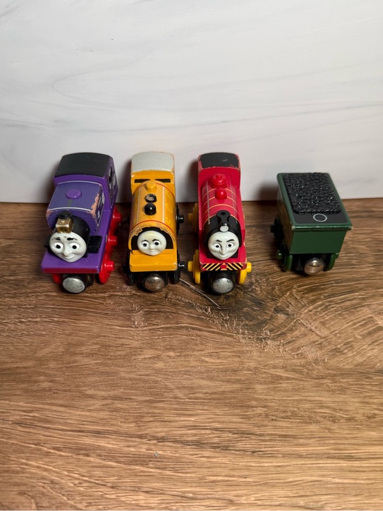 Thomas & Friends Other - Thomas & Friends Wooden Railway Train Lot Victor Bill Charlie Tender